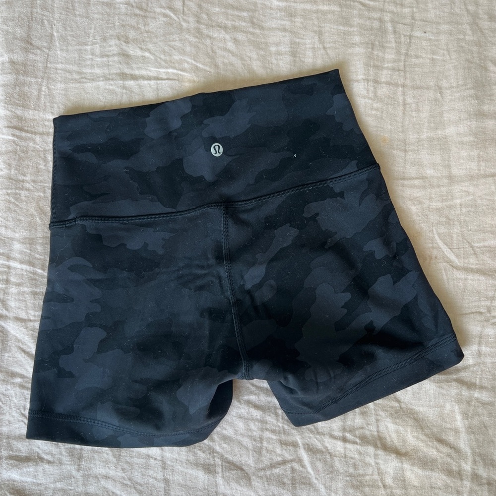 lululemon athletica Dark Camo Bike Shorts
